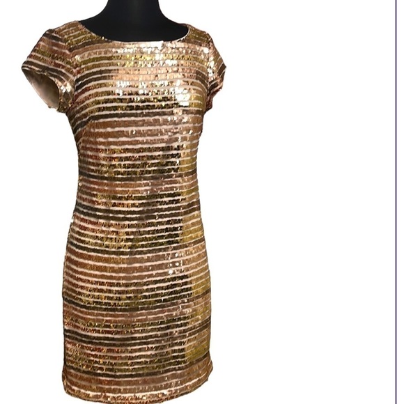 Eliza J Sequins dress size 10 - Picture 3 of 15